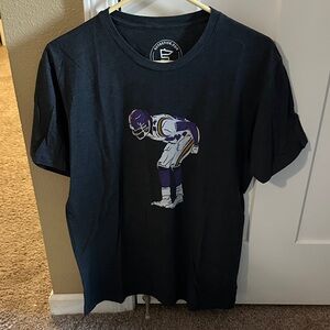 Randy Moss Minnesota Vikings Black T-Shirt